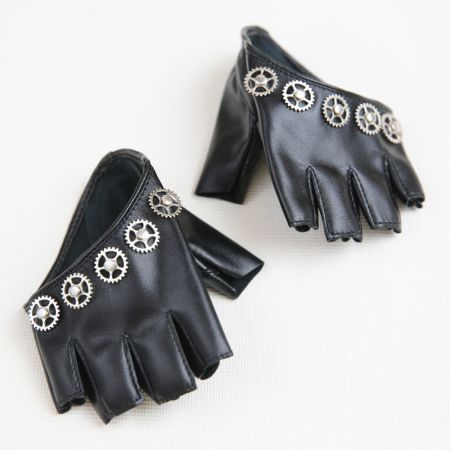Driving gloves for women, steampunk style