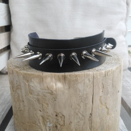 Goth spiked collar