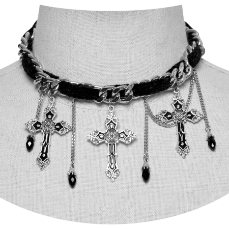 gothic statement necklace