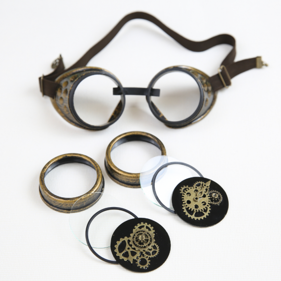 steampunk ochelari