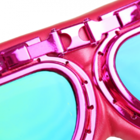 Розови мото очила