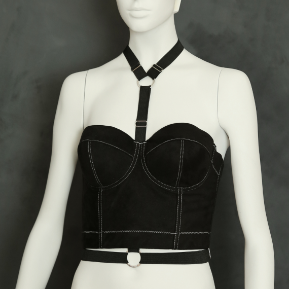 gothic harness top