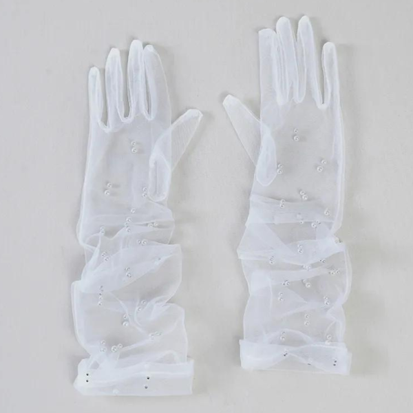 булчински ръкавици с перли