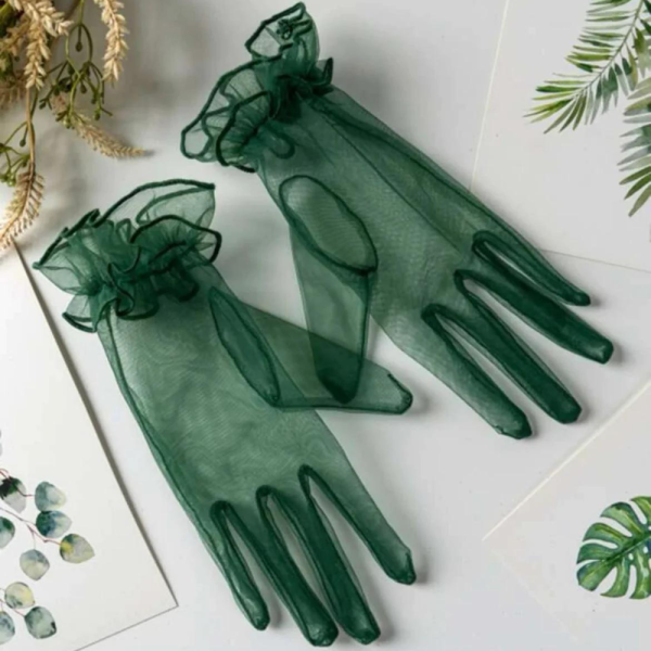 зелени ръкавици