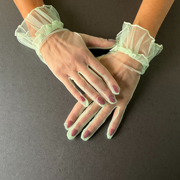 зелени ръкавици дамски