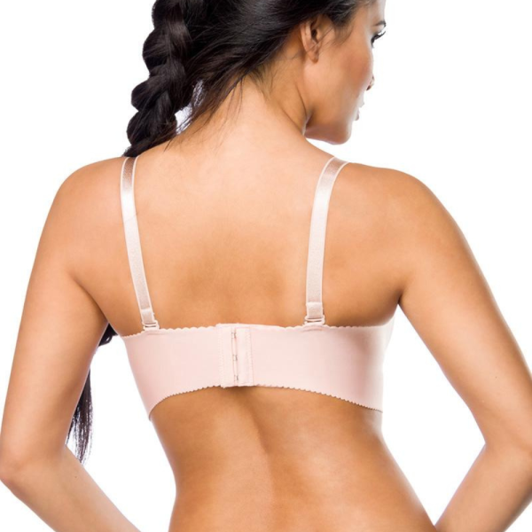 Peach Seamless Push Up Bra for Petite Women