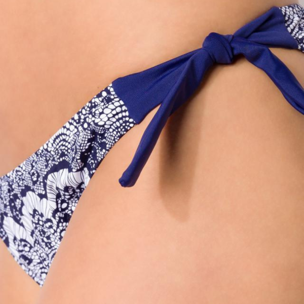 Jasenia Blue Brigitte Bikini with Decorative Strap - Stylish & Unique