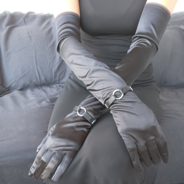 Long Satin Gloves with Bracelets – The Perfect Elegant Touch