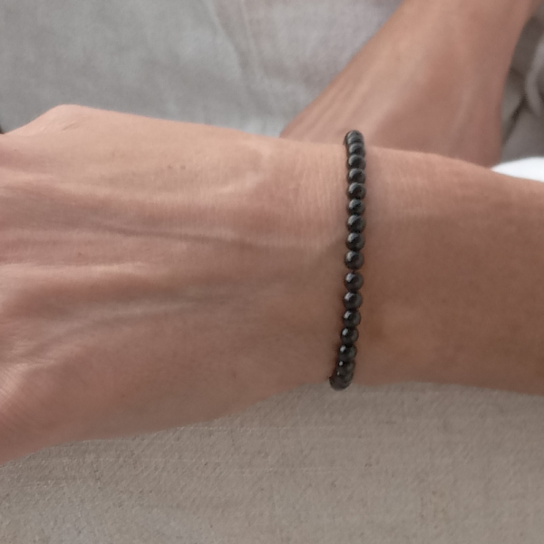 Classic Black Onyx Beaded Women’s Bracelet