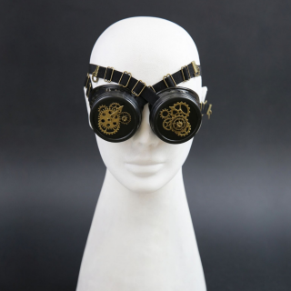 Mechanical eye patch monocle goggles