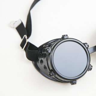 Steampunk aviator goggles