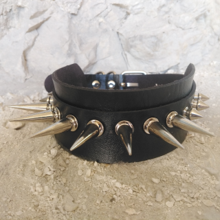 Goth spiked collar