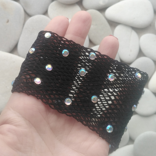 ръкавици с кристали