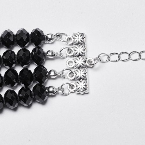 Black bead choker